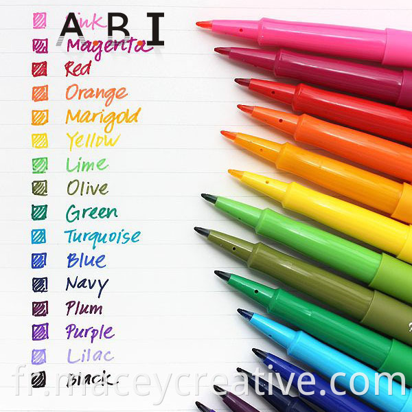 felt tip pens